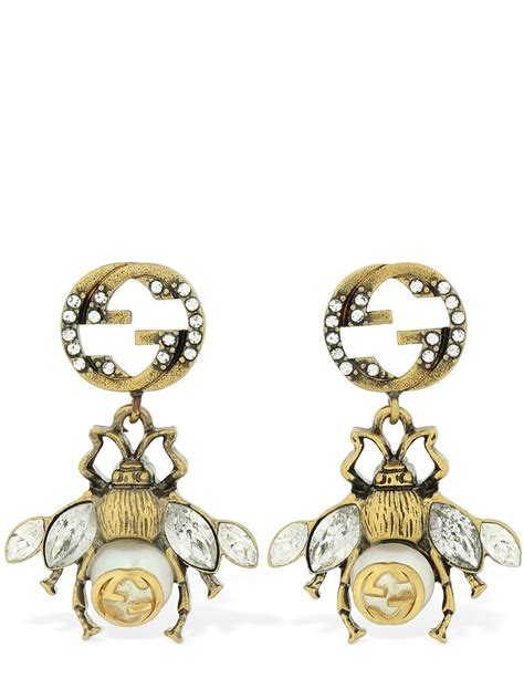 gucci bumblebee earrings.